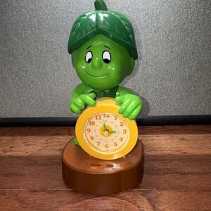 Vintage 1985 Pillsbury Jolly Green Giant Little Sprout Alarm Clock Working